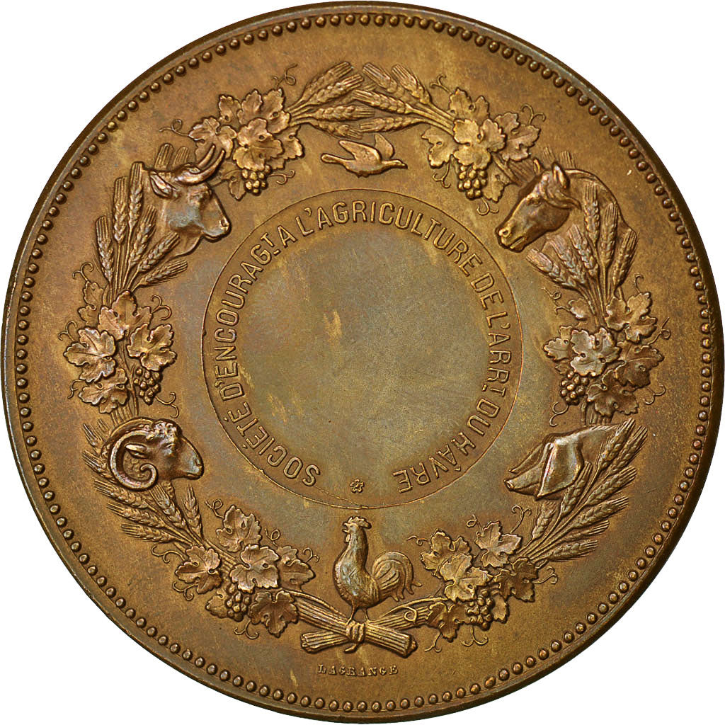 France, Medal, Médaille agricole, Dupuis.D, SPL, Bronze