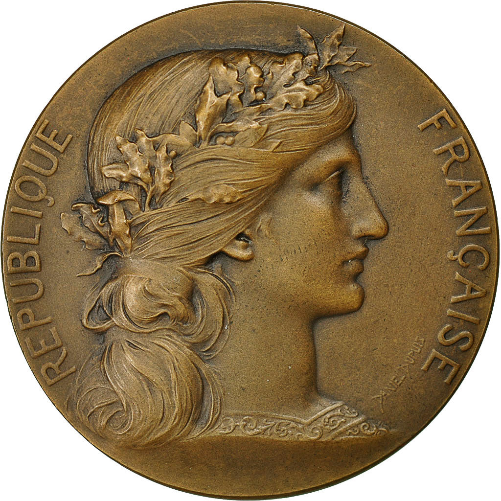 Francia, Medal, Médaille agricole, Dupuis.D, EBC+, Bronce