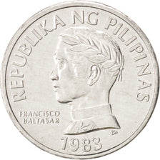 Filipinas, 10 Sentimos, 1983, Aluminio, KM:240.2