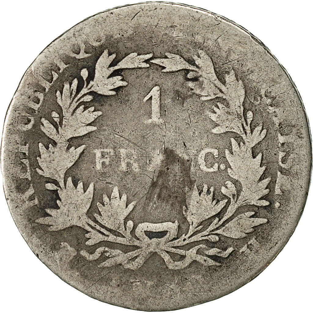 Moneta, Francia, Napoléon I, Franc, 1804, La Rochelle, B, Argento, KM:649.5