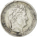 Moneda, Francia, Louis-Philippe, 50 Centimes, 1846, Paris, BC+, Plata, KM:768.1