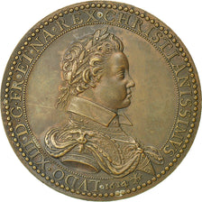 France, Medal, Louis XIII et Marie de Médicis, 1614, MS(60-62), Bronze