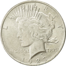 Coin, United States, Peace Dollar, Dollar, 1923, U.S. Mint, Philadelphia
