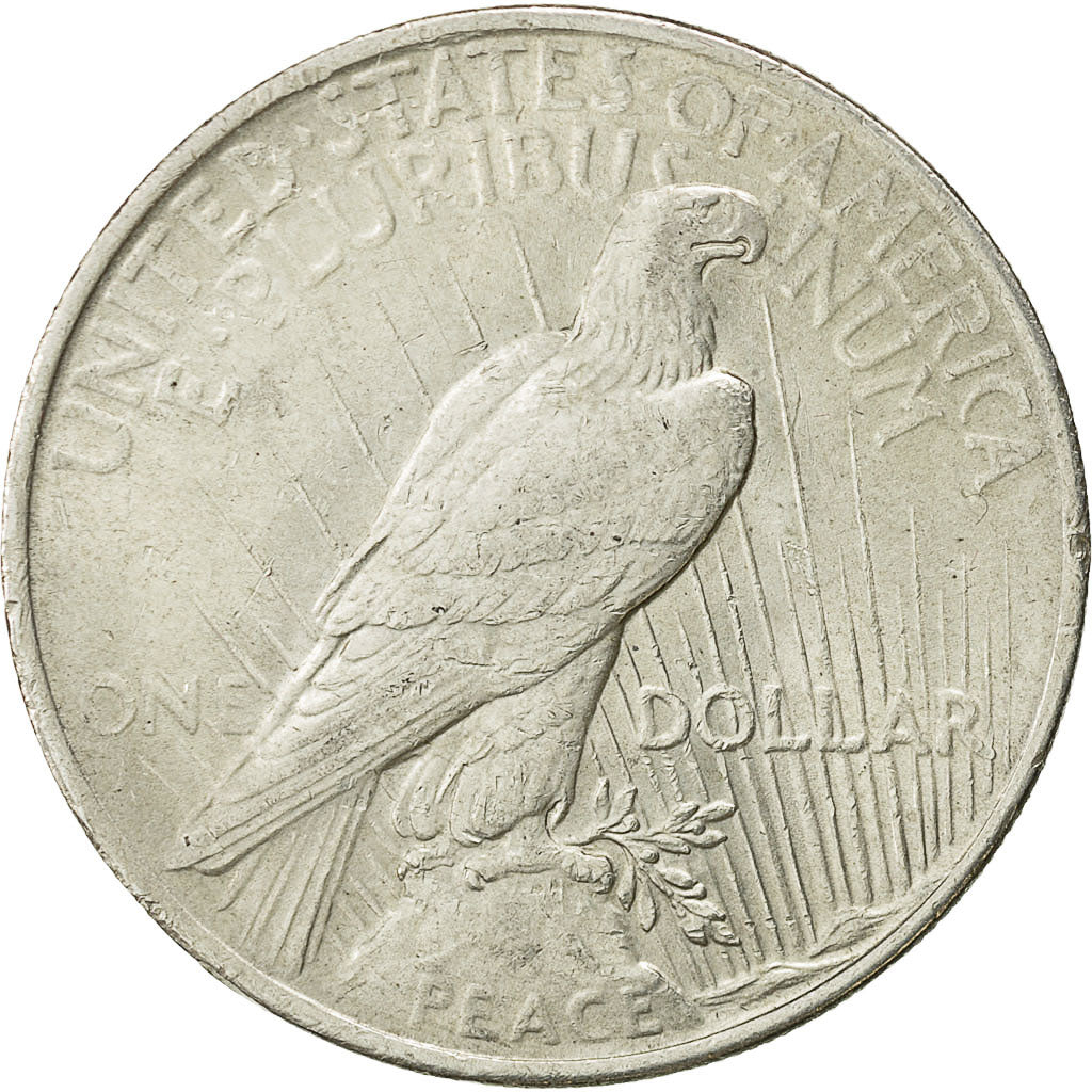 Coin, United States, Peace Dollar, Dollar, 1923, U.S. Mint, Philadelphia