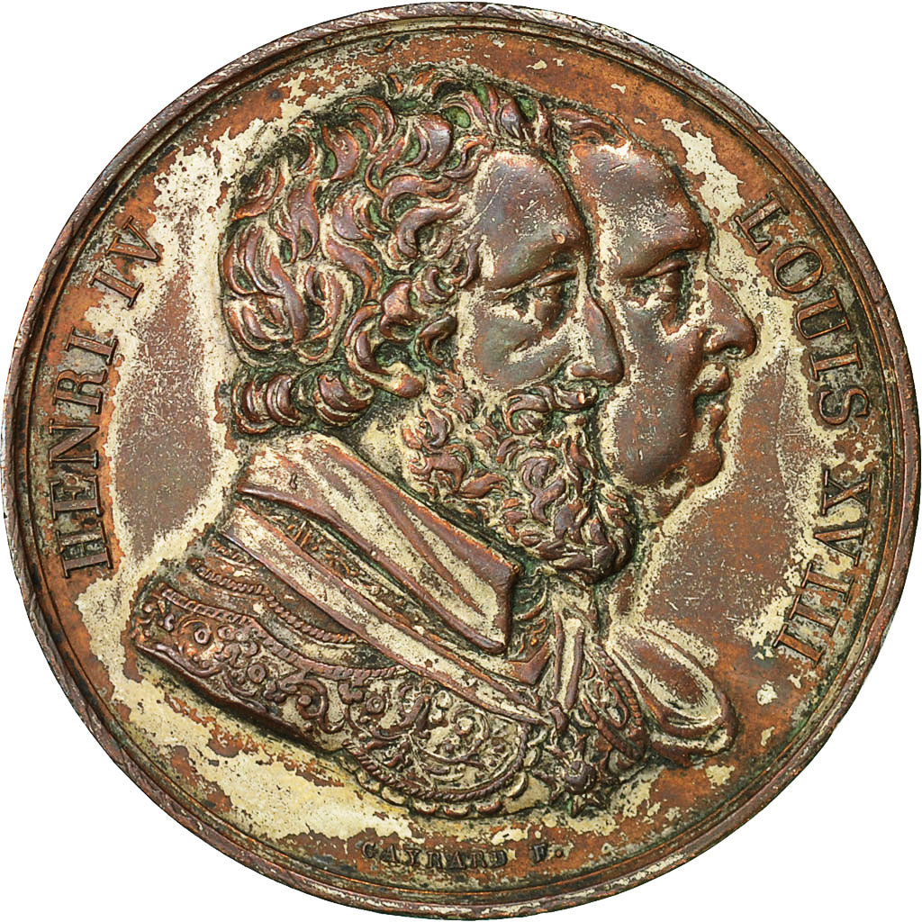 Francia, Medal, Rétablissement de la statue équestre d'Henri IV à Paris