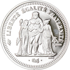 France, Médaille, Reproduction de la 20 Francs Hercule 1973, FDC, Argent