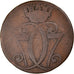 Monnaie, Norvège, Christian VII, Skilling, 1771, Copenhagen, TB, Cuivre