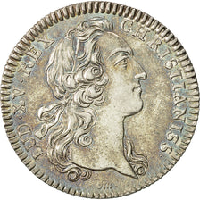 Francja, Token, Louis XV et Marie Lesczinska, Duvivier, AU(55-58), Srebro
