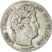 Moneda, Francia, Louis-Philippe, 5 Francs, 1836, Rouen, BC+, Plata, KM:749.2