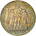Coin, France, Hercule, 5 Francs, 1876, Paris, MS(60-62), Silver, KM:820.1