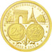 France, Medal, 10ème Anniversaire de l'Euro, MS(65-70), Gold