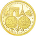 France, Medal, 10ème Anniversaire de l'Euro, FDC, Or