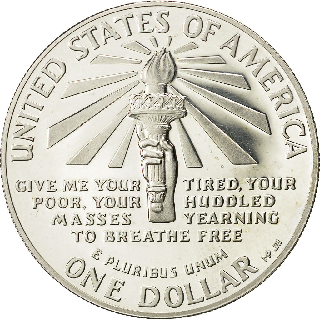 Coin, United States, Dollar, 1986, U.S. Mint, San Francisco, MS(65-70), Silver