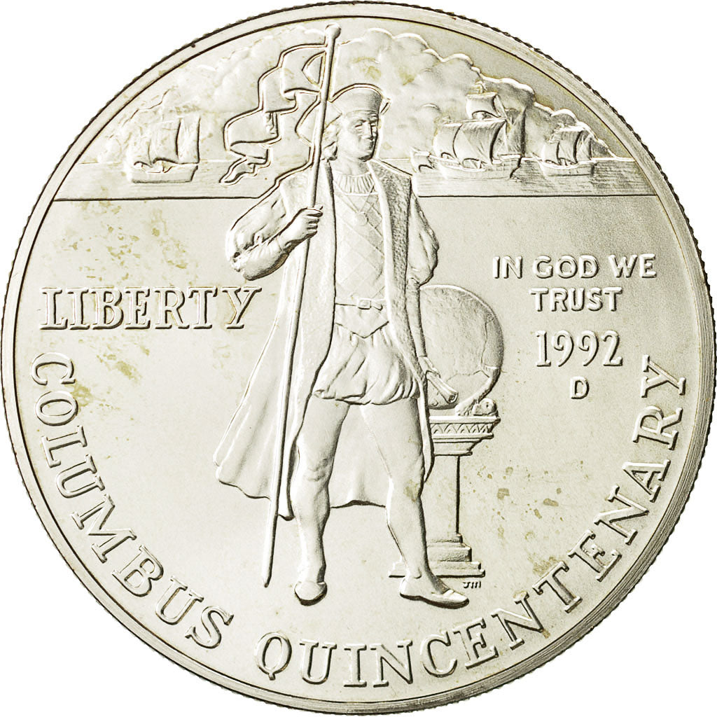 Coin, United States, Dollar, 1992, U.S. Mint, Denver, MS(65-70), Silver, KM:238