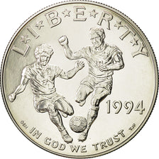 Coin, United States, Dollar, 1994, U.S. Mint, Denver, MS(65-70), Silver, KM:247