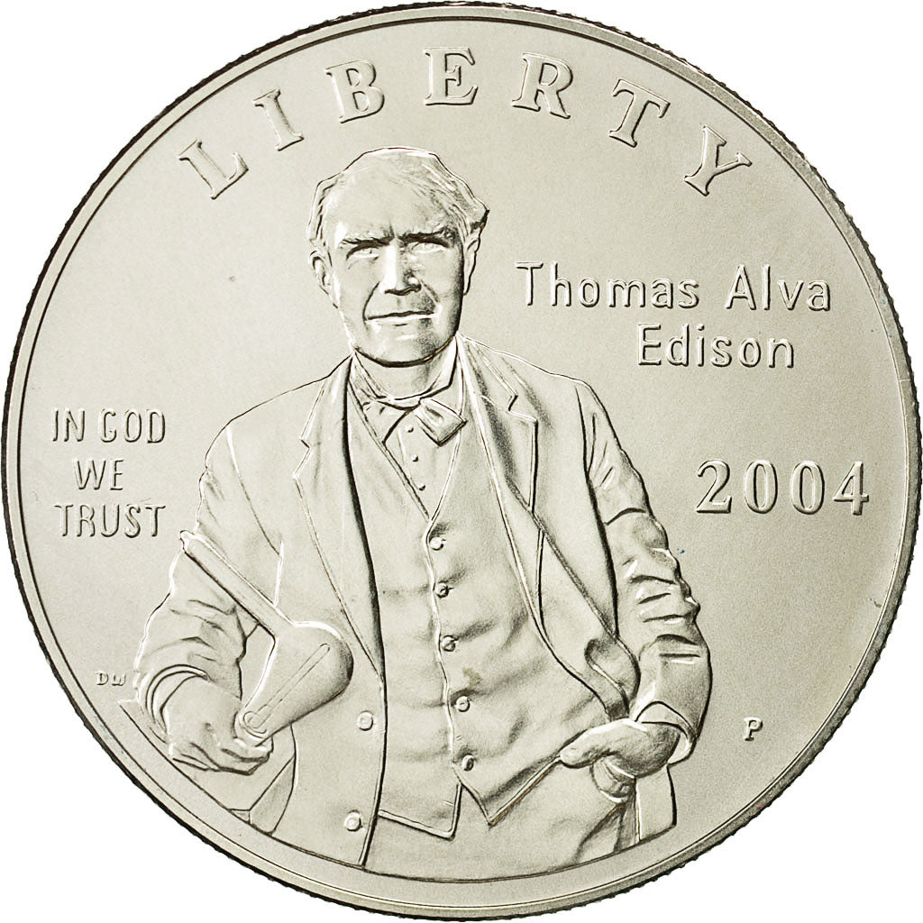 Stati Uniti, Dollar, 2004, U.S. Mint, Philadelphia, FDC, Argento, KM:362