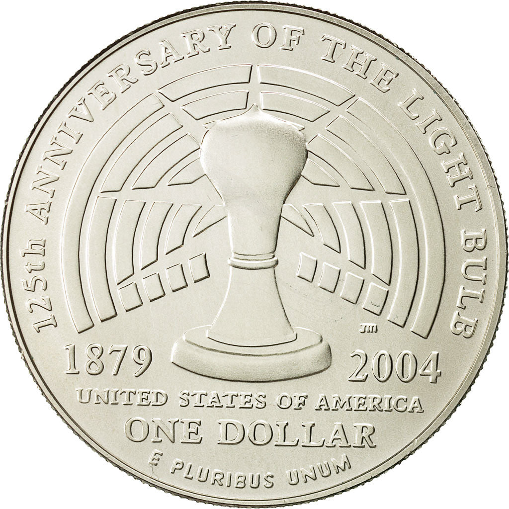 Stati Uniti, Dollar, 2004, U.S. Mint, Philadelphia, FDC, Argento, KM:362