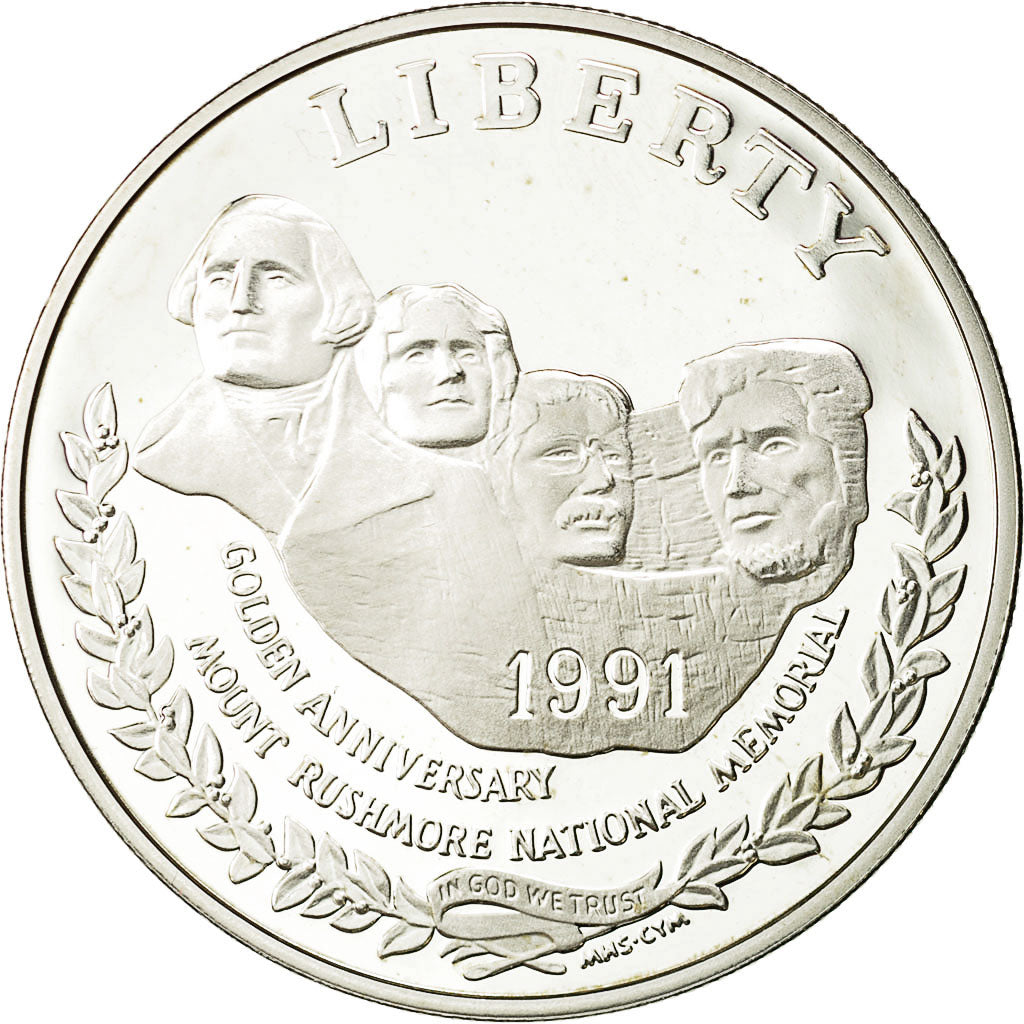 Coin, United States, Dollar, 1991, U.S. Mint, San Francisco, MS(65-70), Silver