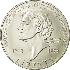 Coin, United States, Dollar, 1993, U.S. Mint, Philadelphia, MS(65-70), Silver