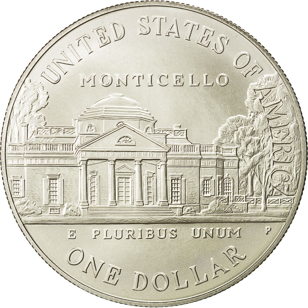 Coin, United States, Dollar, 1993, U.S. Mint, Philadelphia, MS(65-70), Silver