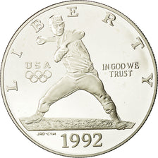 Coin, United States, Dollar, 1992, U.S. Mint, San Francisco, MS(65-70), Silver