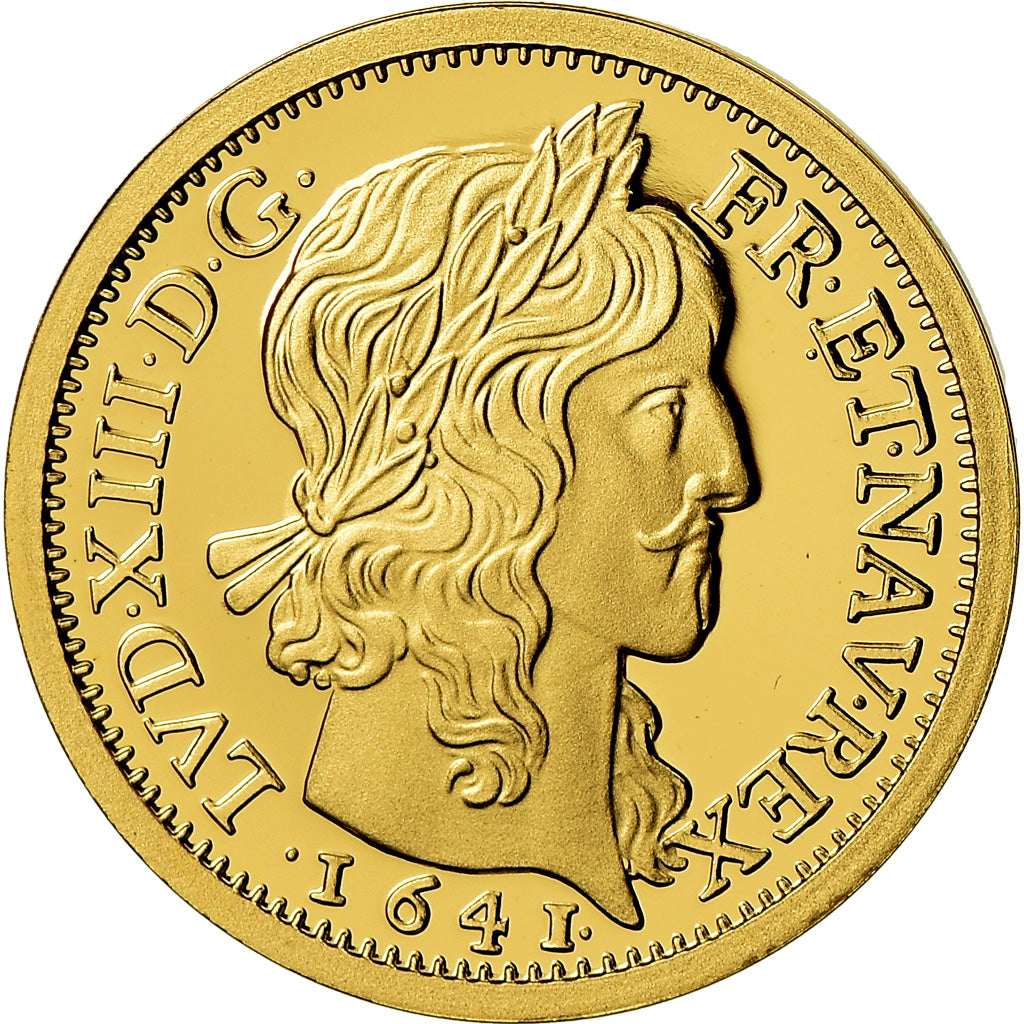 France, Medal, Réplique de Louis d'or, History, MS(65-70), Gold