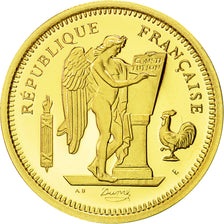 France, Medal, Réplique Essai 50 Francs Génie, History, FDC, Or