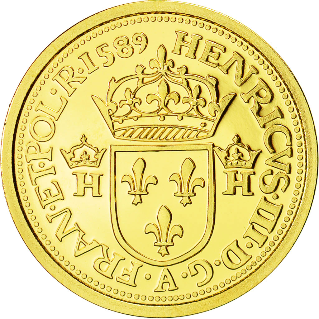 France, Medal, Réplique Ecu d'or Compiègne, History, MS(65-70), Gold