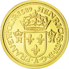 Frankrijk, Medal, Réplique Ecu d'or Compiègne, History, FDC, Goud