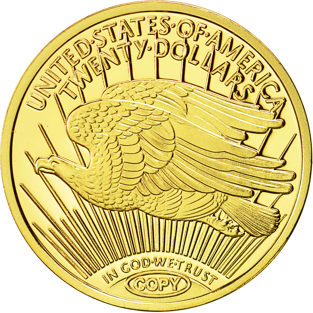 France, Medal, Réplique du Double Eagle, History, MS(65-70), Gold