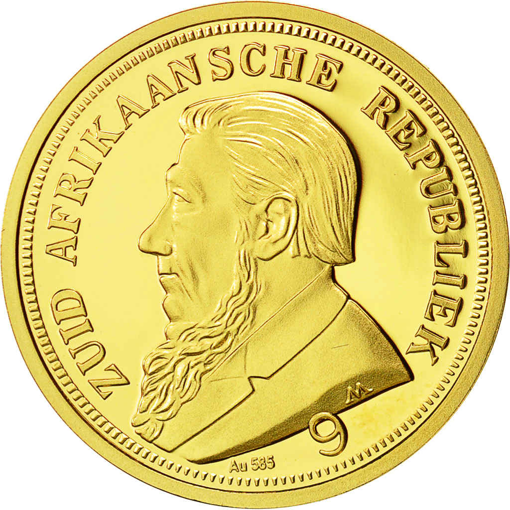 France, Medal, Réplique 1 Livre Afrique du Sud, History, MS(65-70), Gold
