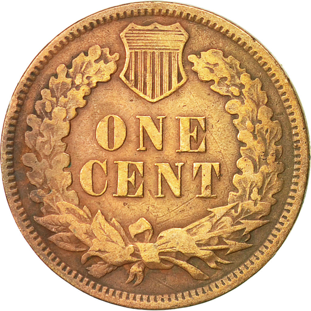 Coin, United States, Indian Head Cent, Cent, 1874, U.S. Mint, Philadelphia
