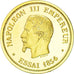 Frankrijk, Medal, Réplique Essai 50 Francs Napoléon III, History, FDC, Goud
