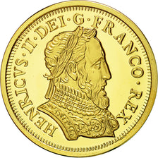 France, Medal, Réplique Double d'Or d'Henri II, History, MS(65-70), Gold