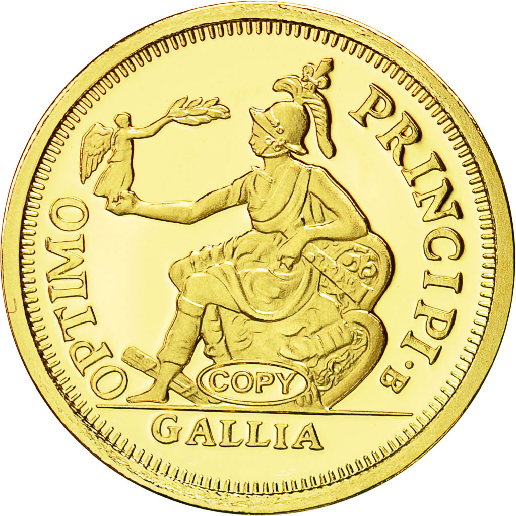 France, Medal, Réplique Double d'Or d'Henri II, History, MS(65-70), Gold
