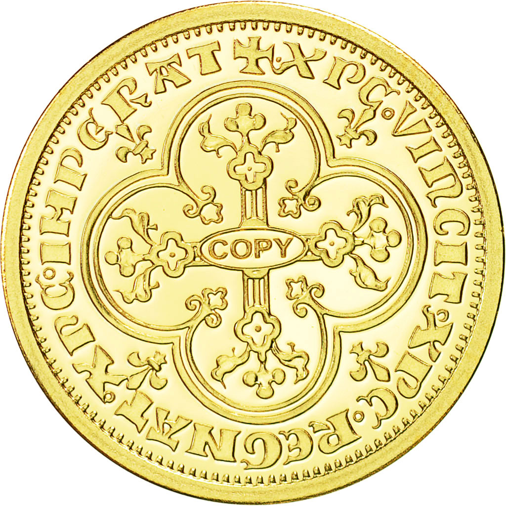 France, Medal, Réplique Agnel d'Or, History, MS(65-70), Gold