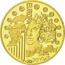 Coin, France, 5 Euro, 2010, MS(65-70), Gold, KM:1680