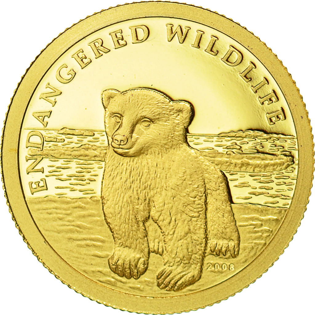 Coin, Cook Islands, Elizabeth II, 10 Dollars, 2008, MS(65-70), Gold, KM:1206
