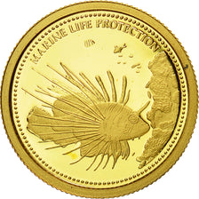 Palau, Dollar, Marine Life Protection, 2009, CIT, MS(65-70), Gold, KM 234