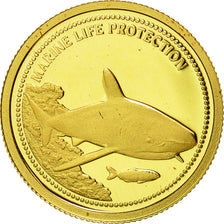 Palau, Dollar, Marine Life Protection, 2008, MS(65-70), Gold, KM 163