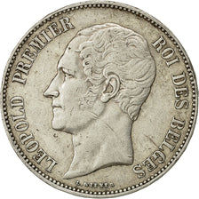 Coin, Belgium, Leopold I, 5 Francs, 5 Frank, 1865, EF(40-45), Silver, KM:17