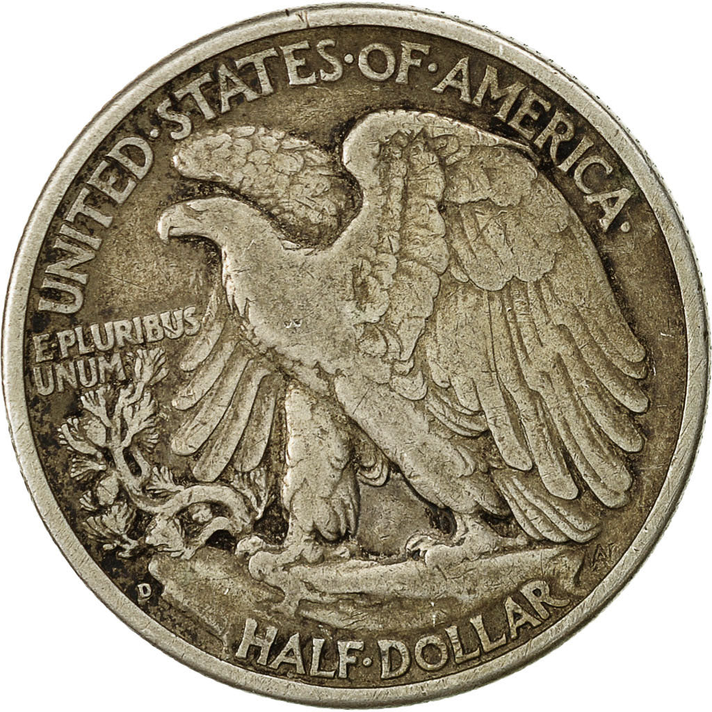 Moneda, Estados Unidos, Walking Liberty Half Dollar, Half Dollar, 1939, U.S.