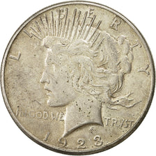Coin, United States, Peace Dollar, Dollar, 1923, U.S. Mint, San Francisco