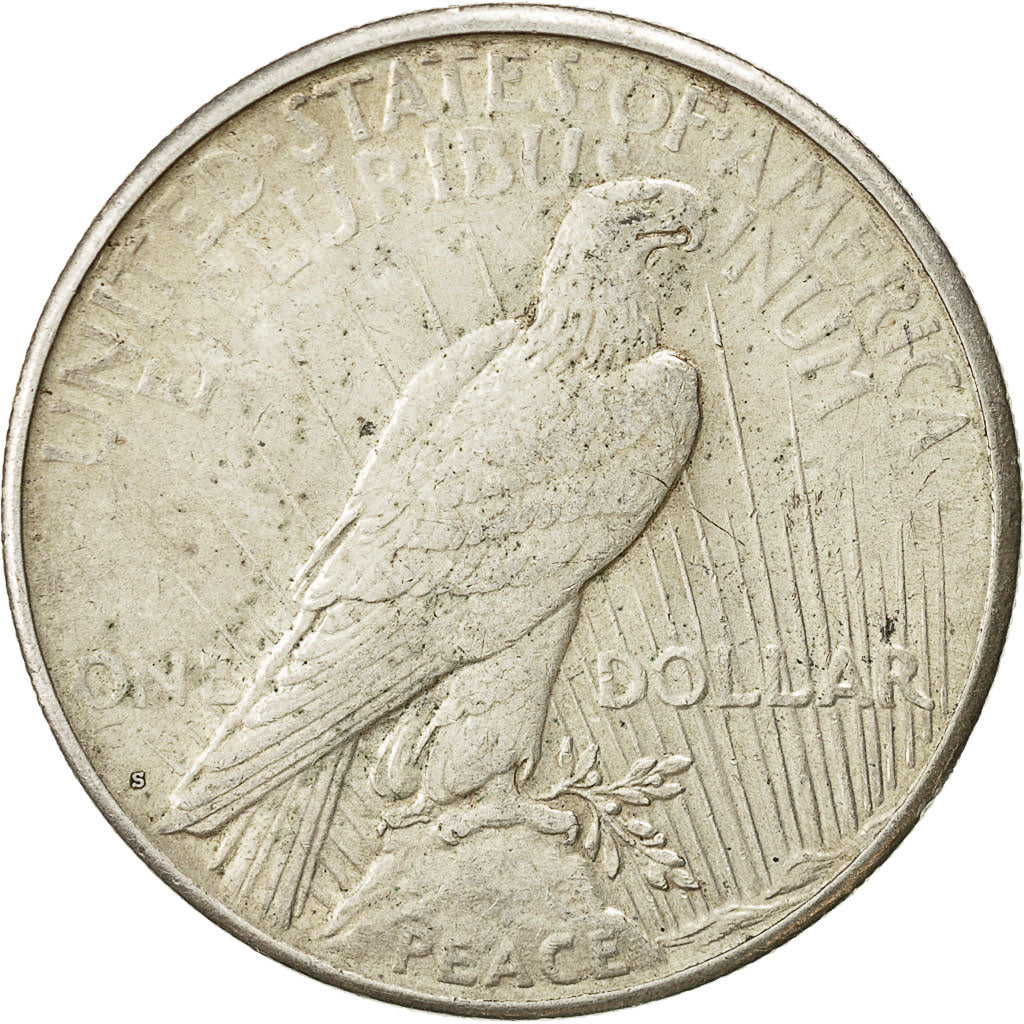 Coin, United States, Peace Dollar, Dollar, 1923, U.S. Mint, San Francisco