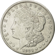 Coin, United States, Morgan Dollar, Dollar, 1921, U.S. Mint, San Francisco