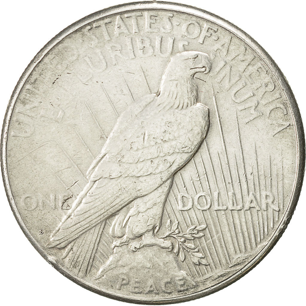 Coin, United States, Peace Dollar, Dollar, 1923, U.S. Mint, San Francisco