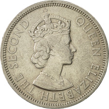 Moneda, Estados del Caribe Oriental , Elizabeth II, 50 Cents, 1955, EBC, Cobre -