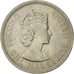 Moneda, Estados del Caribe Oriental , Elizabeth II, 50 Cents, 1955, EBC, Cobre -