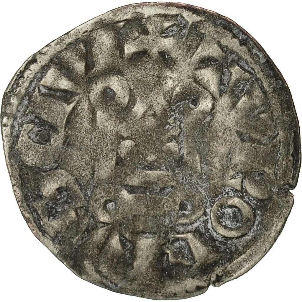 Coin, France, Louis IX, Denier Tournois, 1245-1270, VF(30-35), Billon