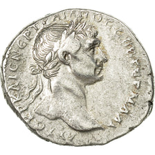 Coin, Arabia, Trajan, Tridrachm, 112-114, Bostra, AU(50-53), Silver, BMC:74 var.